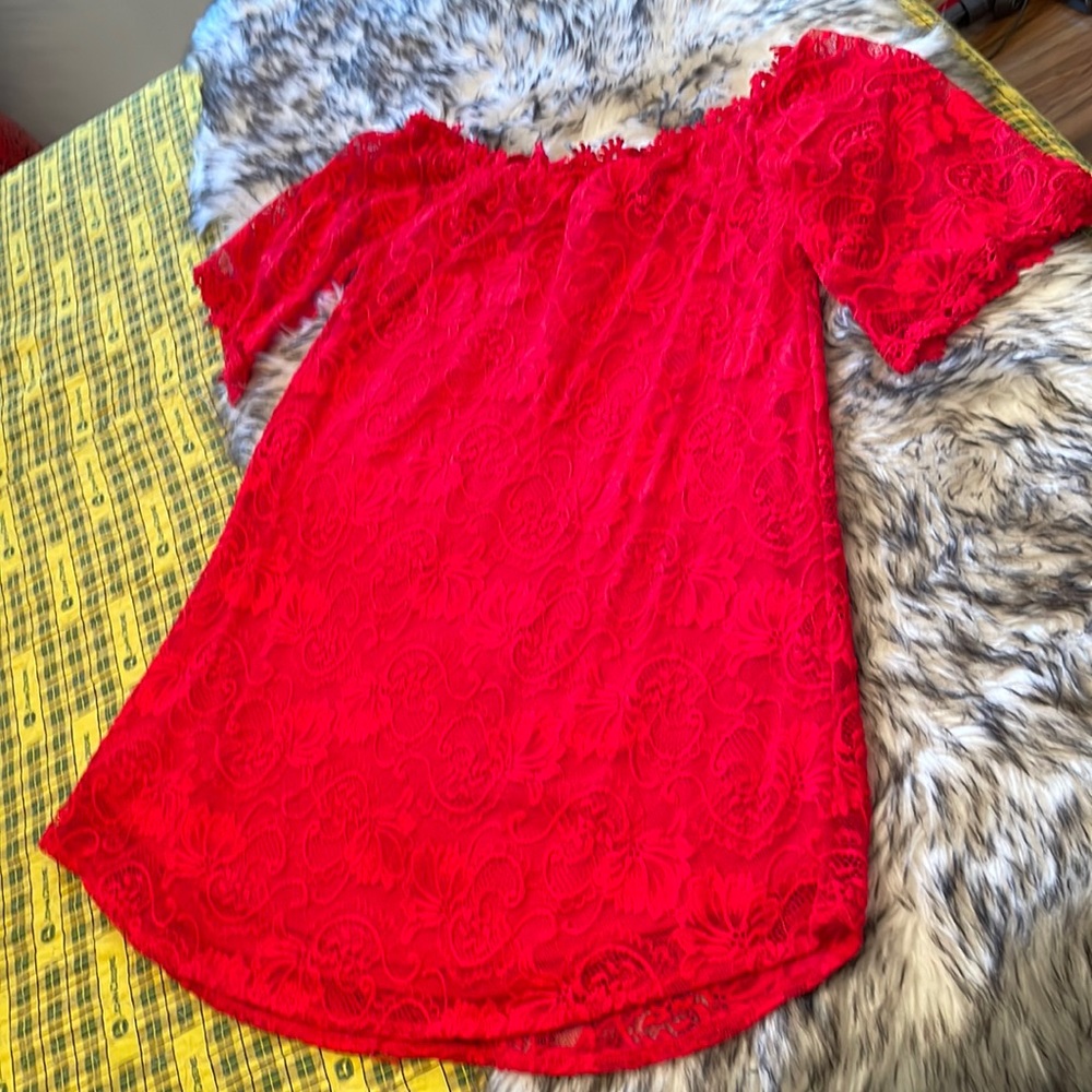 Red dress size small